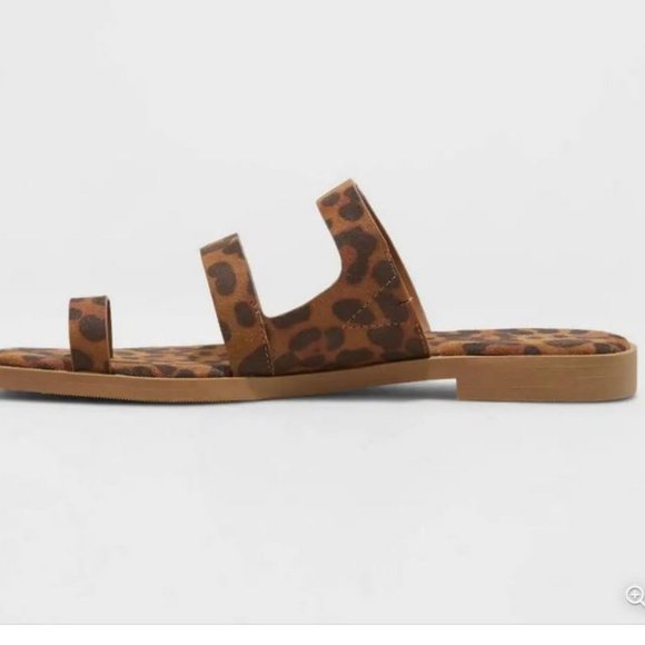 Women's Marilyn Toe Loop Slide Sandals - A New Day™ - Picture 3 of 3